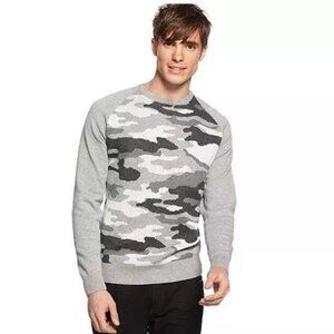 Retrofit MFG‎ Co Gray Arctic Camo Sweater Sz XL NWT Men|Women|Unisex